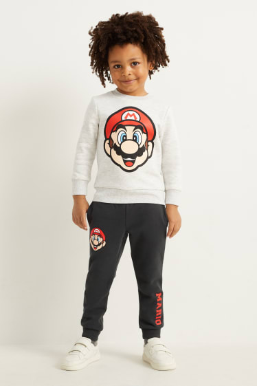 Niños - Super Mario - pantalón de deporte - negro