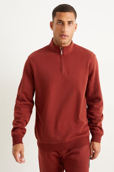 Herren - Sweatshirt - rostbraun