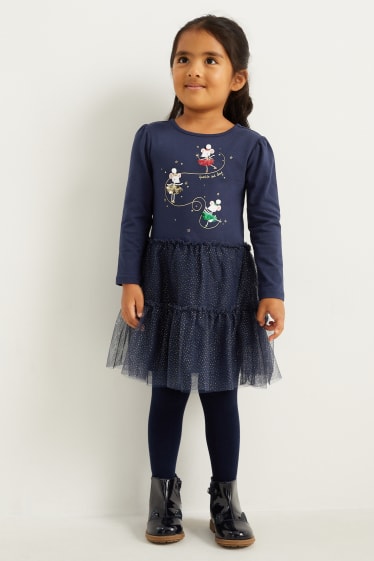 Children - Christmas dress - dark blue