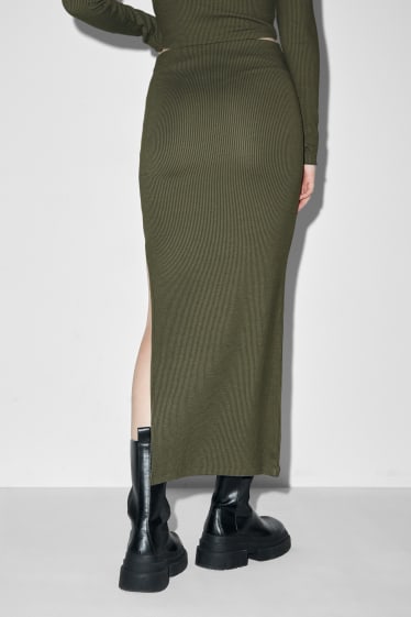 Femmes - Jupe - vert foncé