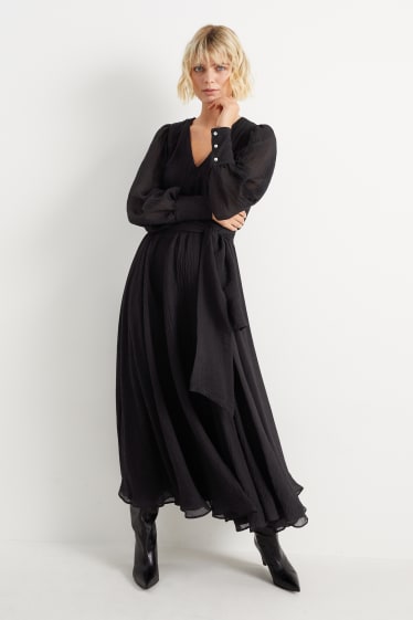 Women - Fit & flare dress - black