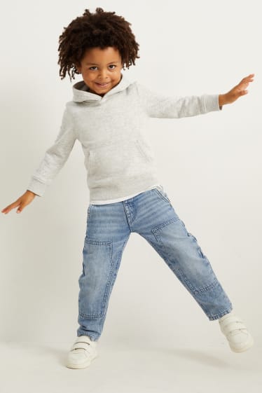 Kinderen - Relaxed jeans - thermojeans - jeanslichtblauw