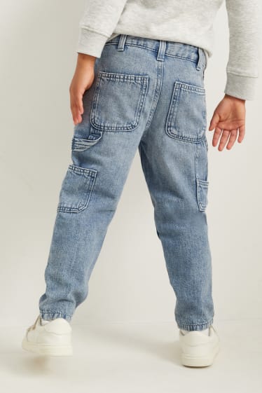 Kinder Buben - Relaxed Jeans - Thermojeans - helljeansblau