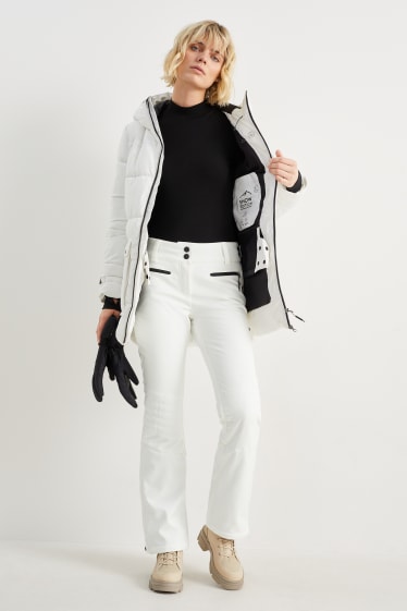 Women - Ski pants - white