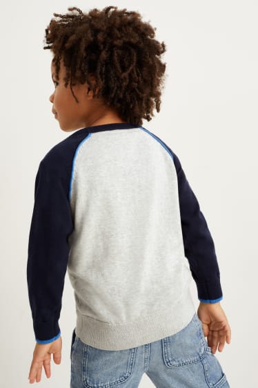 Kinderen: jongens - PAW Patrol - trui - glanseffect - licht grijs-mix