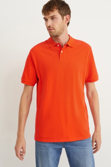 Herren - Poloshirt - orange