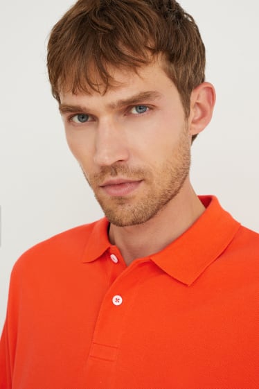 Herren - Poloshirt - orange