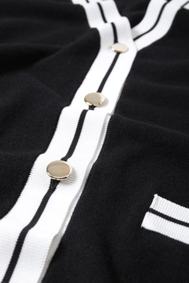 Femmes - Gilet en maille en cachemire mélangé - noir