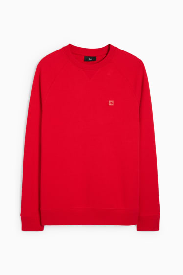 Herren - Sweatshirt - rot