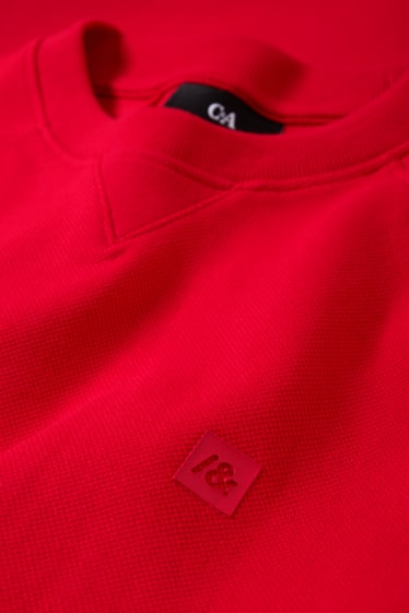 Herren - Sweatshirt - rot