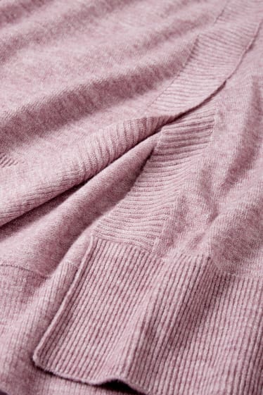 Damen - Still-Kapuzenpullover - hellviolett