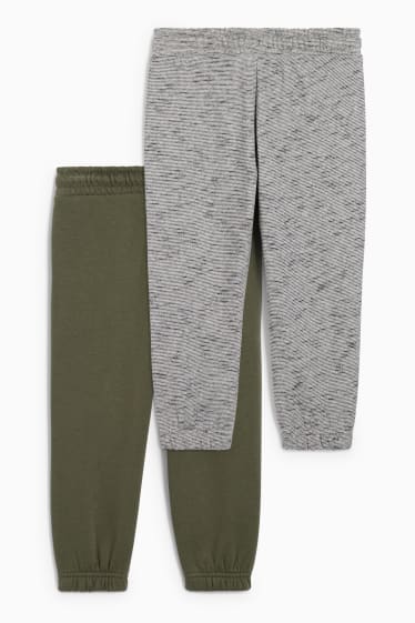 Enfants - Lot de 2 - pantalons de jogging - vert