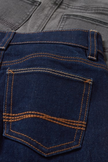 Enfants - Lot de 2 - slim jeans - jean bleu foncé