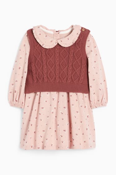 Baby Mädchen - Baby-Outfit - 2 teilig - rosa
