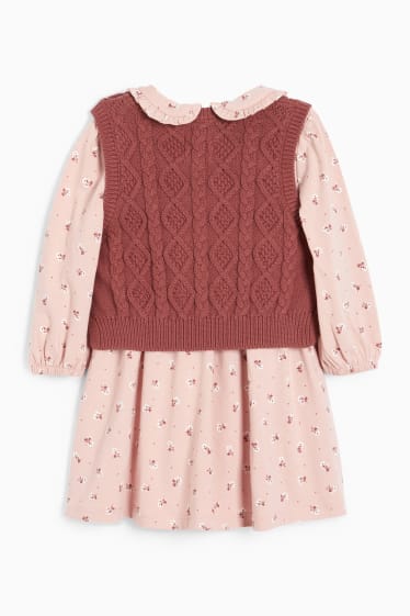 Baby Mädchen - Baby-Outfit - 2 teilig - rosa