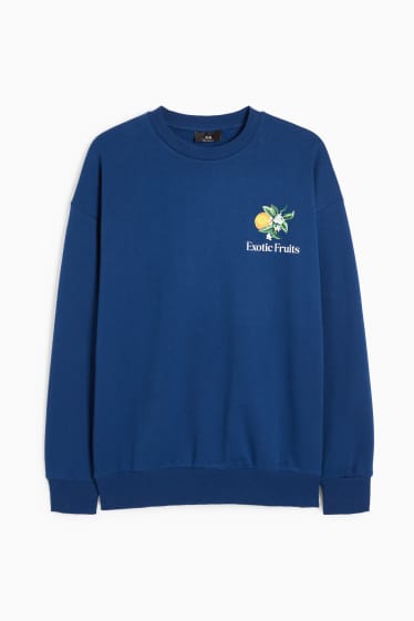 Hombre - Sudadera - azul