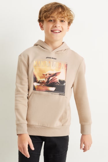Children - Star Wars: The Mandalorian - hoodie - taupe