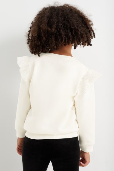 Enfants filles - Sweat - blanc