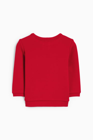 Bébés filles - Sweat de Noël doublé pour bébé - rouge