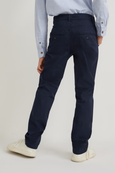 Bambini - Pantaloni chino - blu scuro