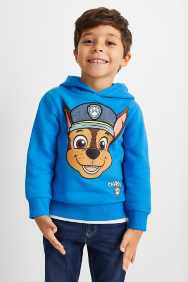 Dzieci - Psi Patrol - bluza z kapturem - niebieski