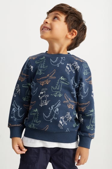 Children Boys - Crocodile - sweatshirt - dark blue