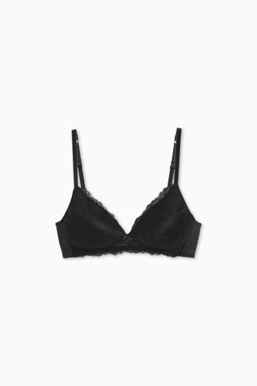 Donna - Reggiseno senza ferretti - imbottito - nero