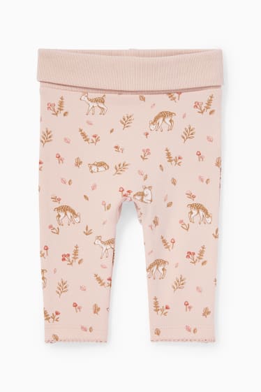 Babys - Reekalfje - baby-outfit - 2-delig - wit / roze
