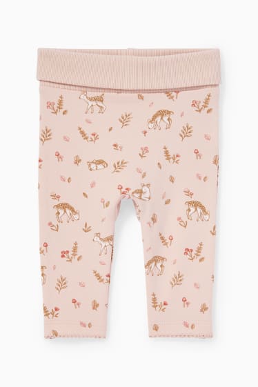Bébés filles - Faon - ensemble pour bébé - 2 pièces - blanc / rose