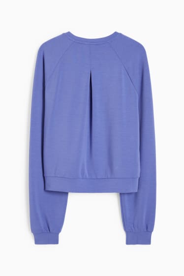 Dames - Basic sweatshirt - paars