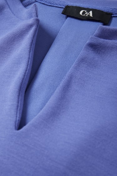 Damen - Basic-Sweatshirt - violett