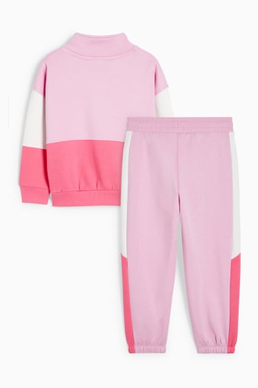 Kinderen - Set - sweatshirt en joggingbroek - 2-delig - roze
