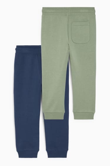 Enfants - Lot de 2 - monstres et camions - pantalon de jogging - bleu foncé