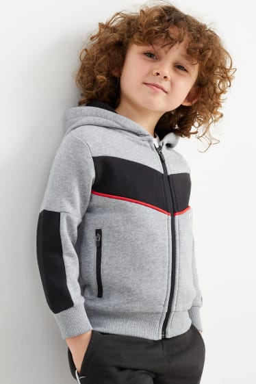 Children - Zip-through hoodie - light gray-melange