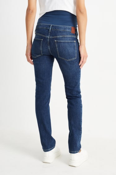 Women - Maternity jeans - straight jeans - LYCRA® - blue denim