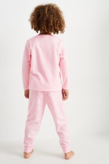 Niños - Koala - pijama de material polar - rosa