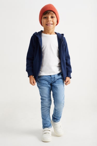 Enfants - Slim jean - jean doublé - jog denim - LYCRA® - jean bleu clair