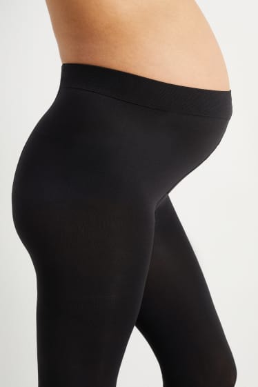 Damen - Umstands-Feinstrumpfhose - 100 DEN - schwarz