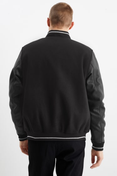 Hombre - Chaqueta universitaria - negro