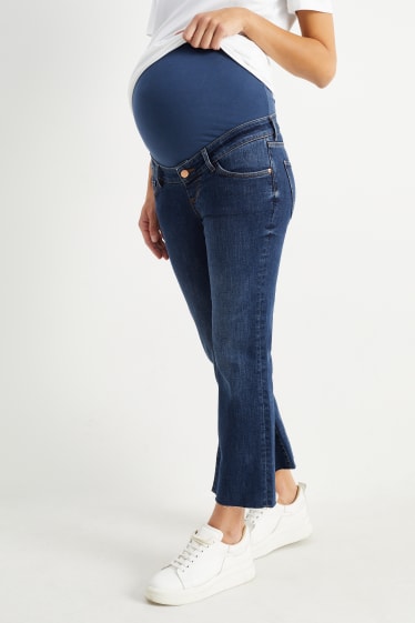 Damen - Umstandsjeans - Bootcut Jeans - LYCRA® - jeansblau