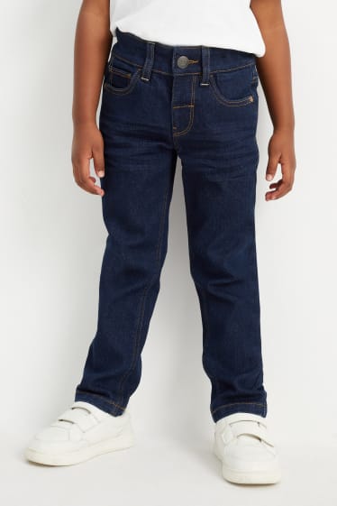 Kinderen - Set van 2 - slim jeans - jeansdonkerblauw