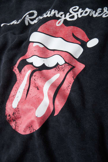 Femmes - Sweat de Noël - Rolling Stones - noir