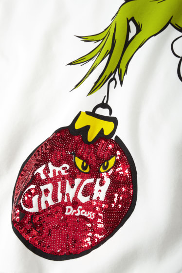 Femmes - Sweat de Noël - Le Grinch - blanc