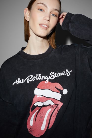 Donna - Felpa natalizia - Rolling Stones - nero