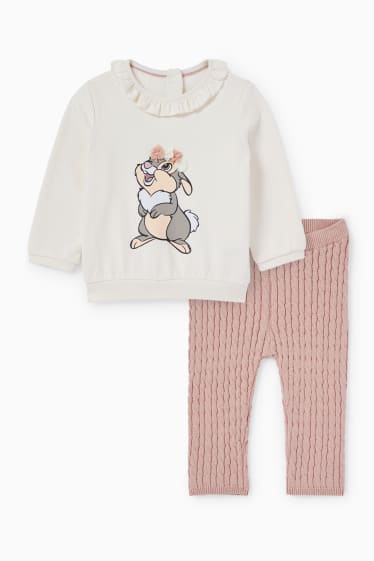 Bébés filles - Bambi - ensemble pour bébé - 2 pièces - blanc crème