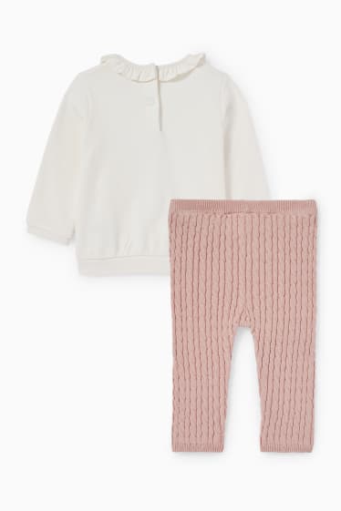 Bébés filles - Bambi - ensemble pour bébé - 2 pièces - blanc crème