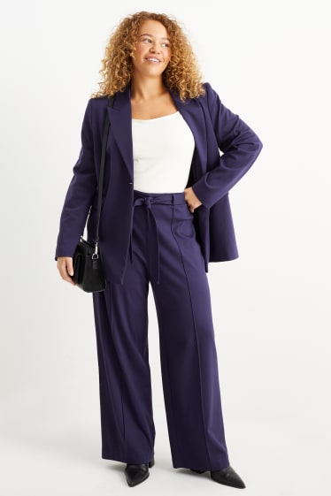 Femmes - Pantalon en jersey - comfort fit - violet