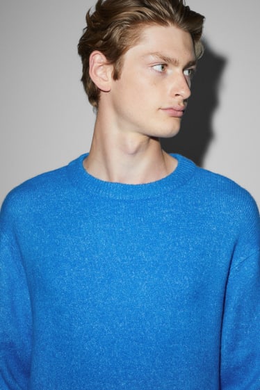 Herren - Pullover - blau