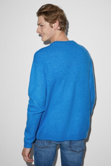 Herren - Pullover - blau