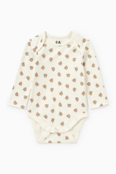 Unisex - Orsetto - set con tutina - 2 pezzi - beige
